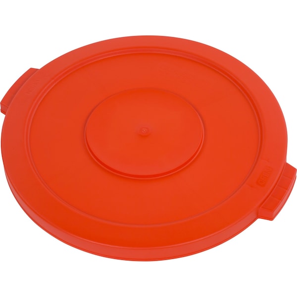 Bronco Trash Can Lid, 20 gal Bronco Rnd Lid Orng - 84102124