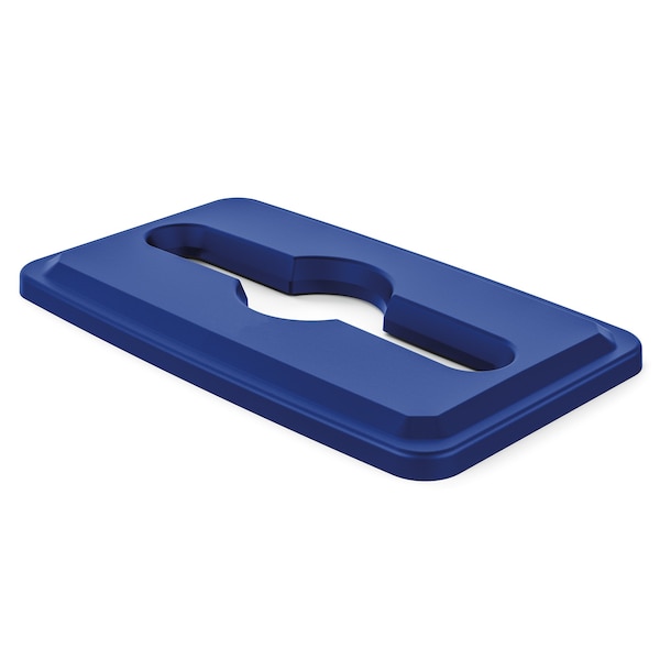 Suncast Commercial PAPER RECYCLING LID for 23 GALLON SLIM TRASH CAN, BLUE - TCNLID03BLD