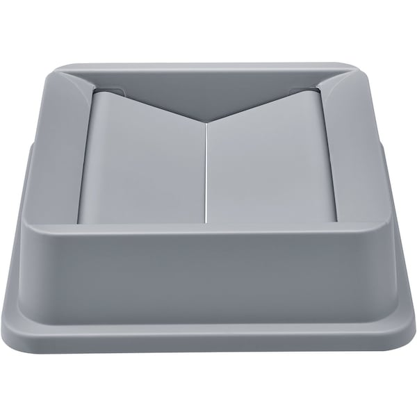 Global Industrial Swing Door Lid, 20-1/7 W/Dia, Gray, Plastic - 641441GY