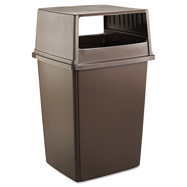 Rubbermaid Commercial Trash Can Lid, Brown, Plastic - FG256V00BRN
