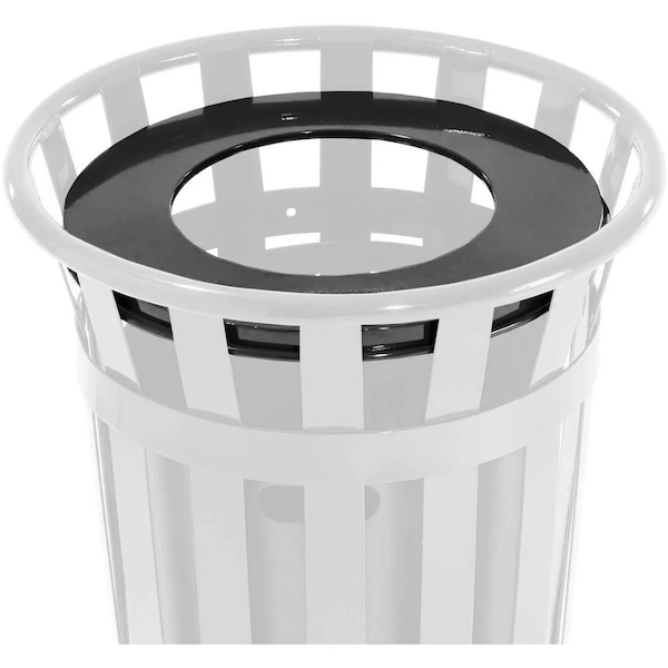 Global Industrial Flat Lid, Black, Steel - 260CP781