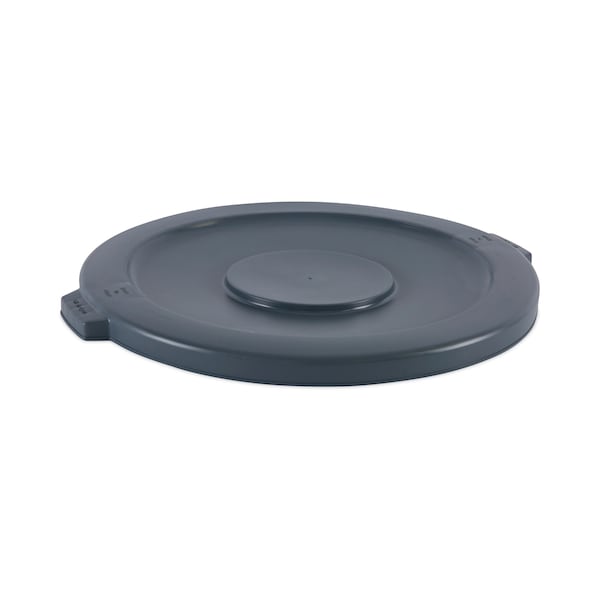 Boardwalk 44 Gal Flat-Top Lid Waste Receptacle Lids, Gray, Plastic - 1868184