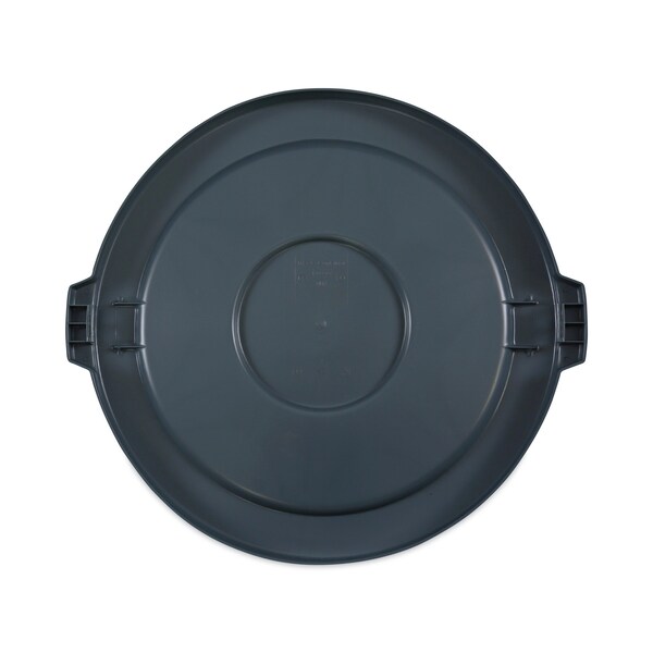Boardwalk 44 Gal Flat-Top Lid Waste Receptacle Lids, Gray, Plastic - 1868184