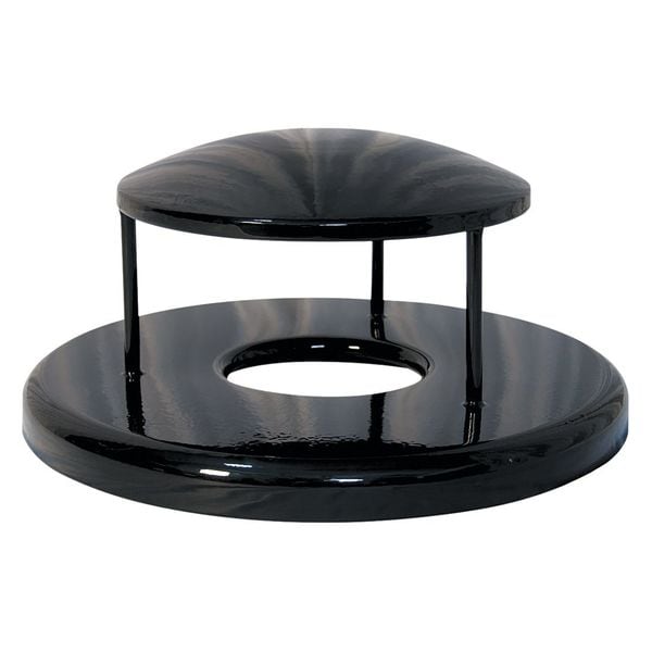 Ultrasite Park Rain Bonnet Receptacle Lid - RBR-32-08-BLACK