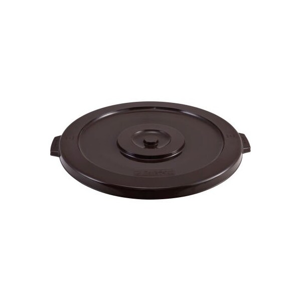 Gec Global Industrial Plastic Trash Can Lid 32 Gallon Brown - XDW-008-1-BN