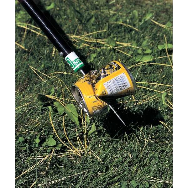Unger Trash Grabber, Squeeze Handle, 36 in L, 4 1/4 in Grabber Opening, Steel, Green - NN900