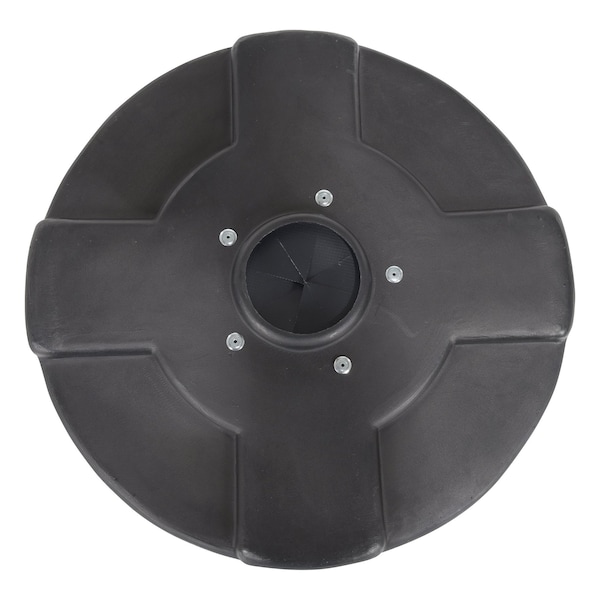 Vestil DRUM RECYCLING LID FLAPS 30 GAL BLACK - DC-P-30-CANF-BK