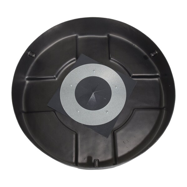 Vestil DRUM RECYCLING LID FLAPS 30 GAL BLACK - DC-P-30-CANF-BK