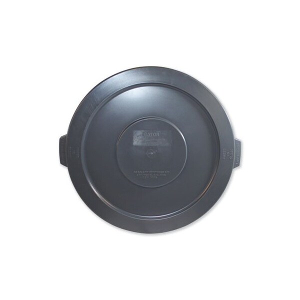 Impactprod Impact, ADVANCED GATOR LIDS, FOR 32 GAL GATOR CONTAINERS, FLAT-TOP, 22in DIAMETER, GRAY - 77333