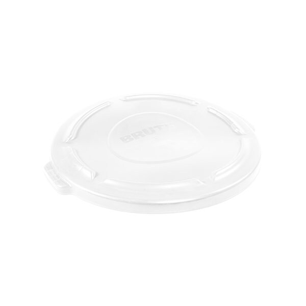 Rubbermaid Rubbermaid Brute Flat Trash Can Lid - 32 Gallon, White - BUY00032175