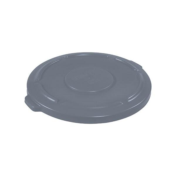 Rubbermaid Rubbermaid Brute Flat Trash Can Lid - 55 Gallon, Gray - BUY00026030