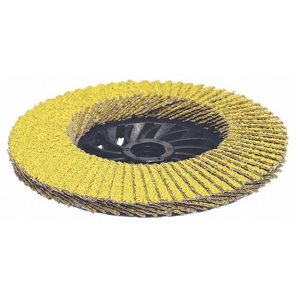 Disco de láminas de nylon Arc Abrasives PREDATOR Hard Edge 4-1/2" x 5/8"-11, 36 de lija - 71-10913HE.