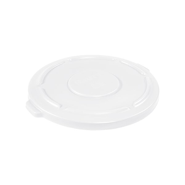 Rubbermaid Rubbermaid Brute Flat Trash Can Lid - 55 Gallon, White - BUY00032177