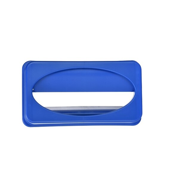 Alpine Industries Blue Slim Trash Can Swing Lid, PK2 - ALP478-2-BLU-2PK
