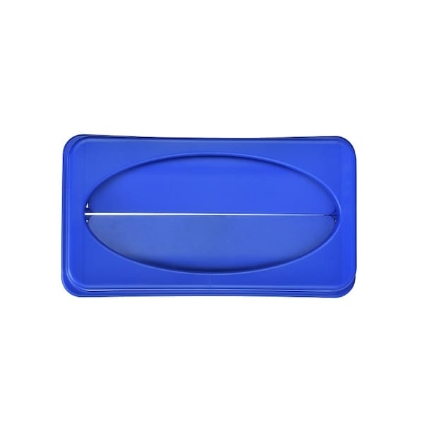 Alpine Industries Blue Slim Trash Can Swing Lid, PK2 - ALP478-2-BLU-2PK