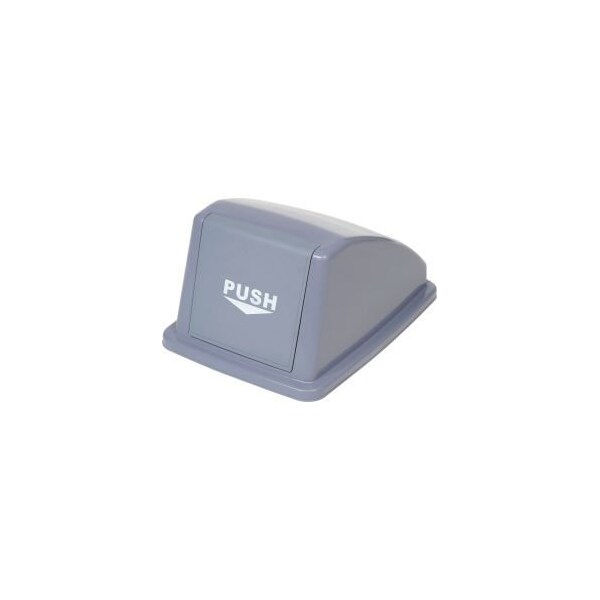Global Equipment Recycling Trash Lid, Gray - GX-001AL-1