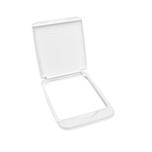 Rev-A-Shelf Accessory, 14 in W/Dia, White, Plastic - RV-35-LID-1