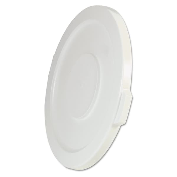 Rubbermaid Commercial 32 Gal Trash Can Lid, White, Plastic - FG263100WHT