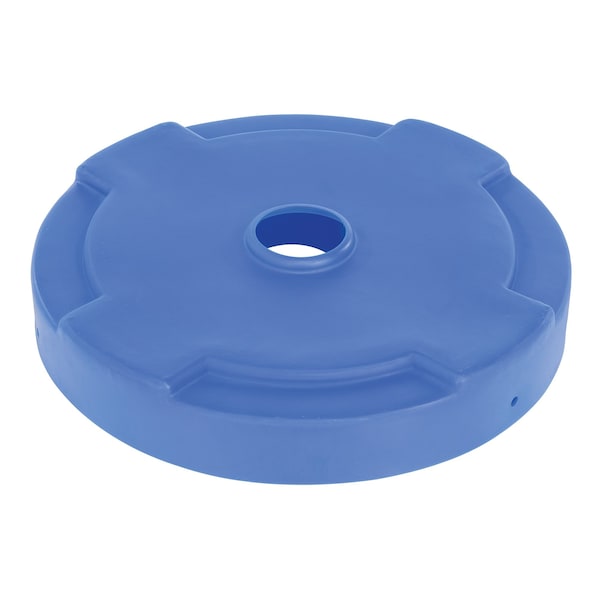 Vestil DRUM RECYCLING LID 55 GAL DRUM BLUE - DC-P-55-CAN-BU