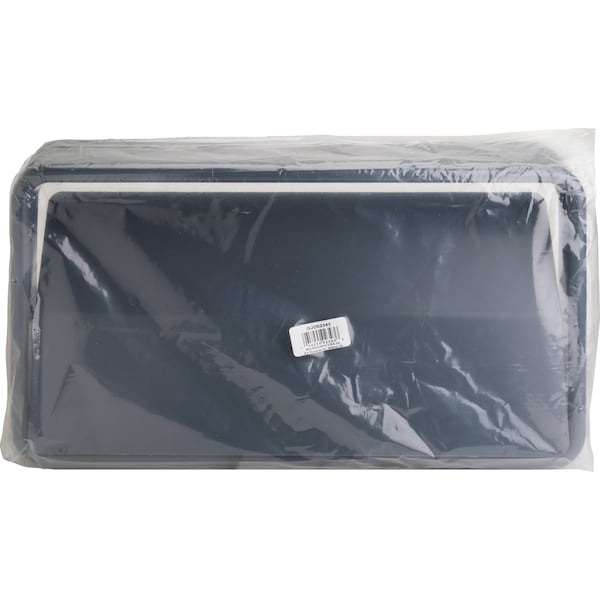 Genuine Joe Swing Space-saving Container Swing Lid, 20.3 in W/Dia, Gray - GJO02343