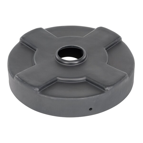 Vestil DRUM RECYCLING LID 30 GAL DRUM BLACK - DC-P-30-CAN-BK