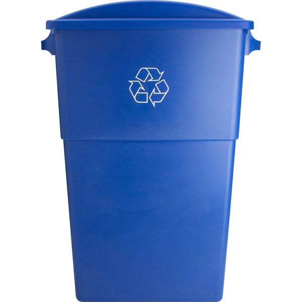Genuine Joe 23 Gal Recycling Lid, 20.5" W/Dia, Blue - GJO98219