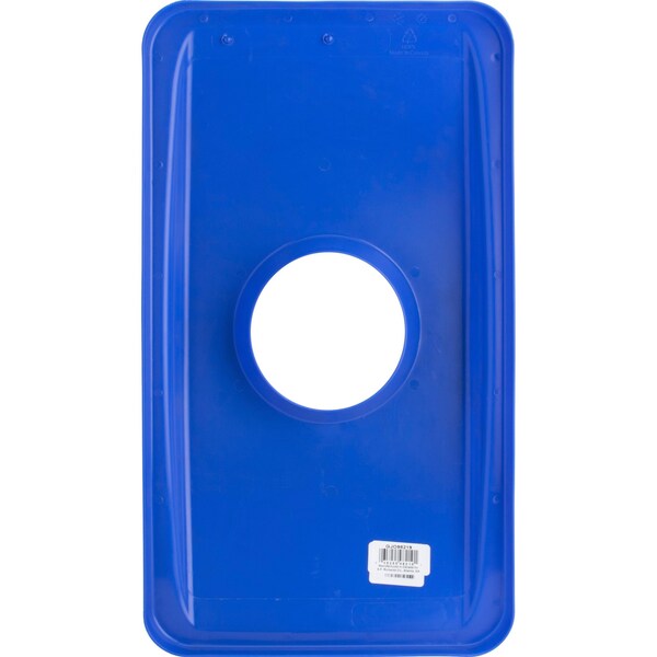 Genuine Joe 23 Gal Recycling Lid, 20.5" W/Dia, Blue - GJO98219