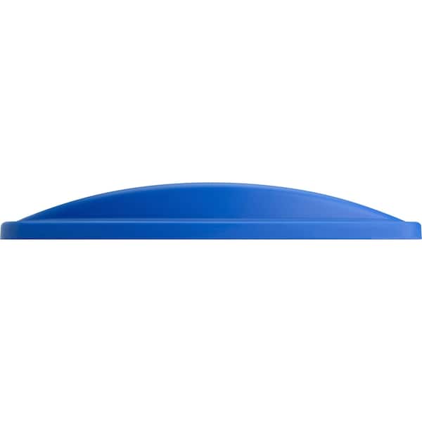 Genuine Joe 23 Gal Recycling Lid, 20.5" W/Dia, Blue - GJO98219