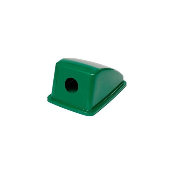 Global Equipment Recycling Bottle   Can Lid, Green - GX-001BL-2