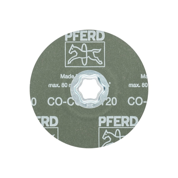 Disco de fibra Pferd Combiclick, 5", Co-Cool, 120 Grit - 40738