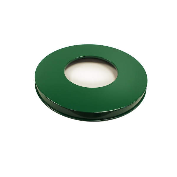 Witt Industries Green Outdoor, Metal Flat Top - M3601-FTL-GN