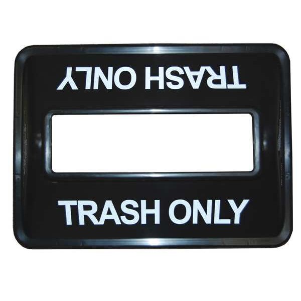 Clearstream Recycling Black Widemouth Lid Hot-Stamped, PK5 - LIDBLKMULTI