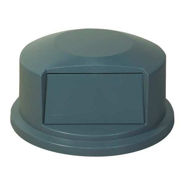 Rubbermaid Commercial 44 Gal Dome Trash Can Lid, Plastic - RUB344DGR