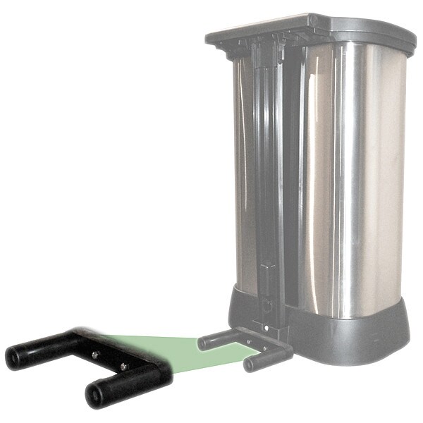 Wallgardian Bumper Kit, 9 in W/Dia, Black, Plastic - GRFGA614687W