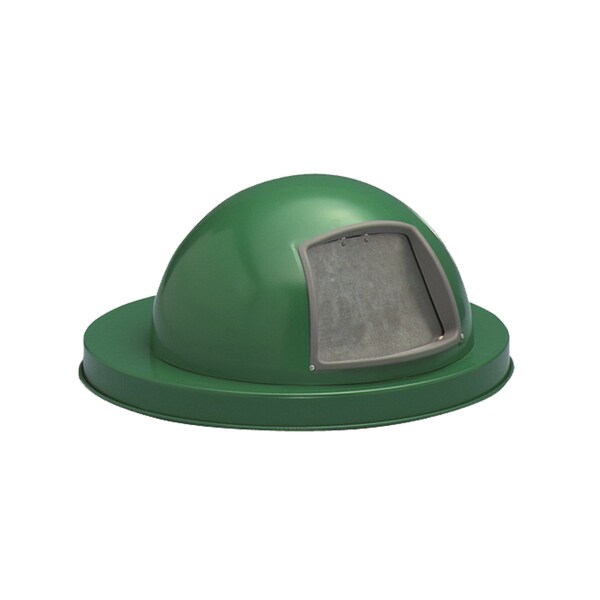 Witt Industries Green Outdoor, Metal Dome Top with Push Door - M3601-DTL-GN