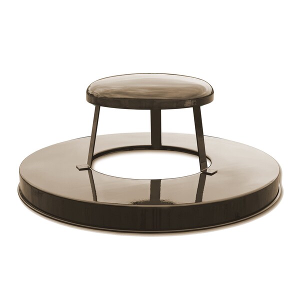 Witt Industries Brown Outdoor, Metal Rain Cap - M3601-RCL-BN