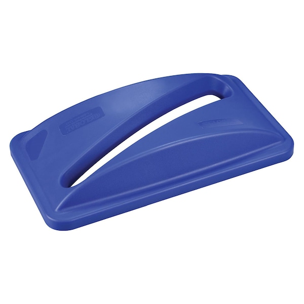 Global Industrial Recycling Paper Lid, 20 W/Dia, Blue, Plastic - 261903BL