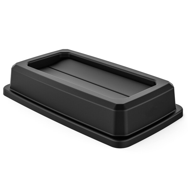 Suncast Commercial DOUBLE FLIP LID for 23 GALLON SLIM TRASH CAN , BLACK,  - TCNLID01BKD