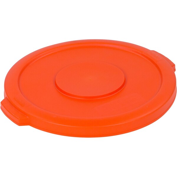 Bronco Trash Can Lid, 10 gal Bronco Rnd Lid Orng - 84101124