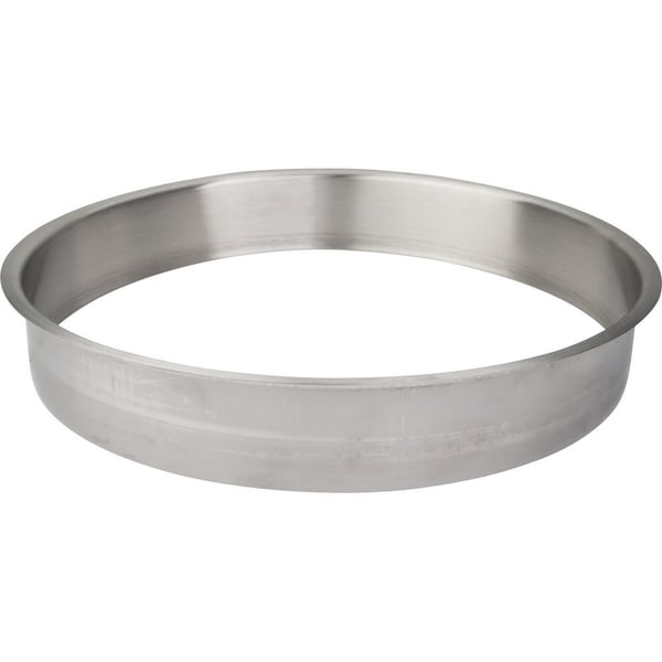Hardware Resources 12" Diameter 2"Height Brushed Stainless Steel Trash Can Ring - TCR12-SS
