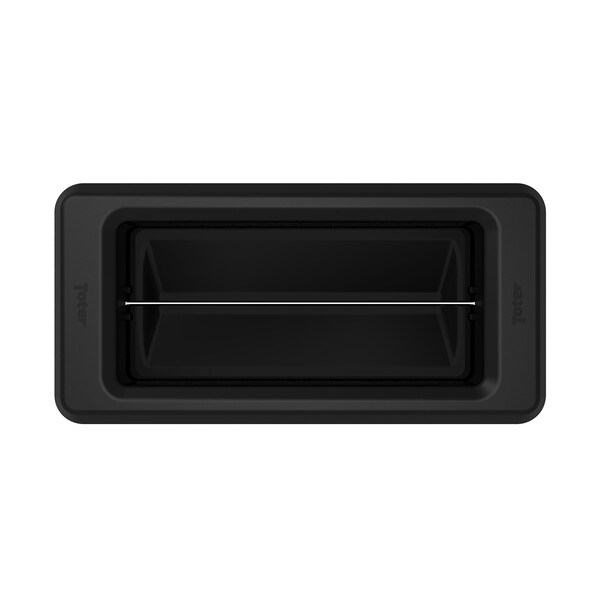 Toter Swing Door Trash Can Lid, Black - SL000-10200