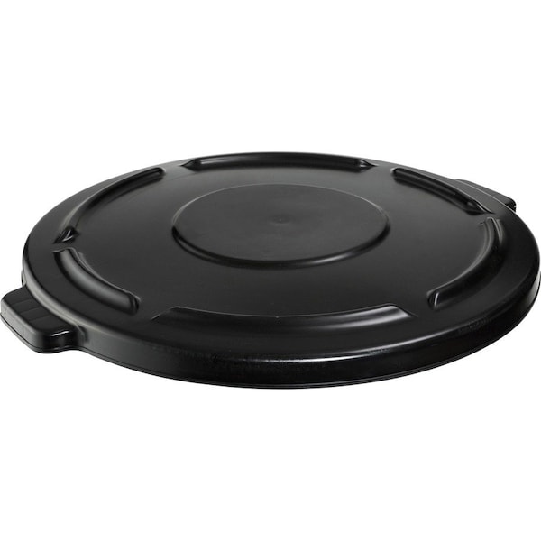 Rubbermaid Commercial Brute 44-gallon Container Lid, Black, Plastic - RCP264560BKCT