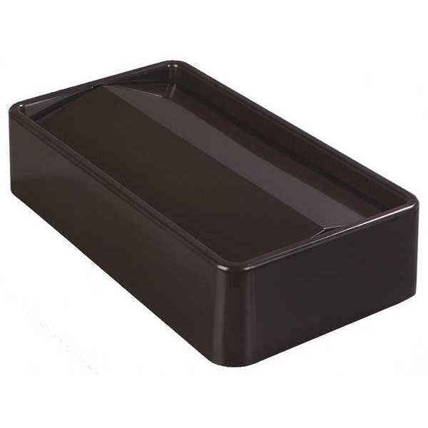 Carlisle Foodservice (1) 15 Gal, (1) 23 Gal Swing Trash Can Lid, Dark Brown, ABS - 34202469