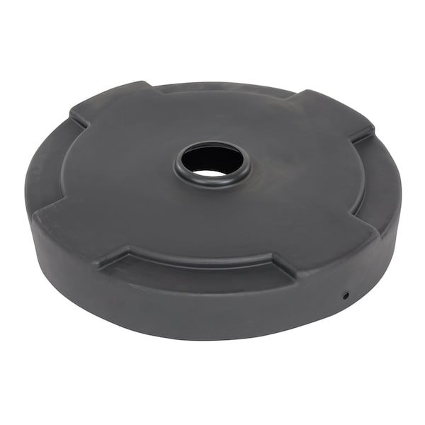 Vestil DRUM RECYCLING LID 55 GAL DRUM BLACK - DC-P-55-CAN-BK
