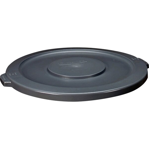 Rubbermaid Commercial Brute 32-Gallon Container Flat Lids, Gray, Plastic - RCP263100GYCT