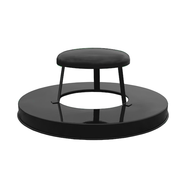 Witt Industries Black Outdoor, Metal Rain Cap - M3601-RCL-BK