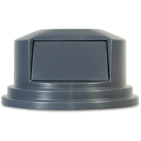 Rubbermaid Commercial Brute 55-gal Container Dome Top, 27.2" W/Dia, Gray, Plastic - RCP265788GY