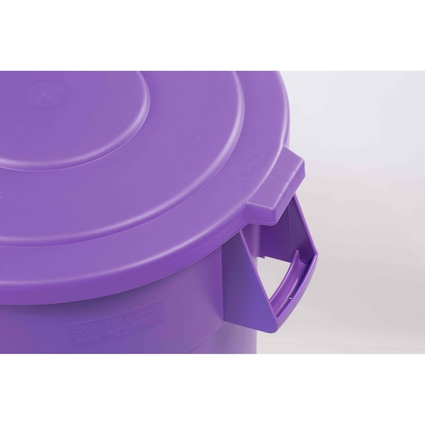 Bronco 55 Gal Trash Can Lid, Purple - 84105689