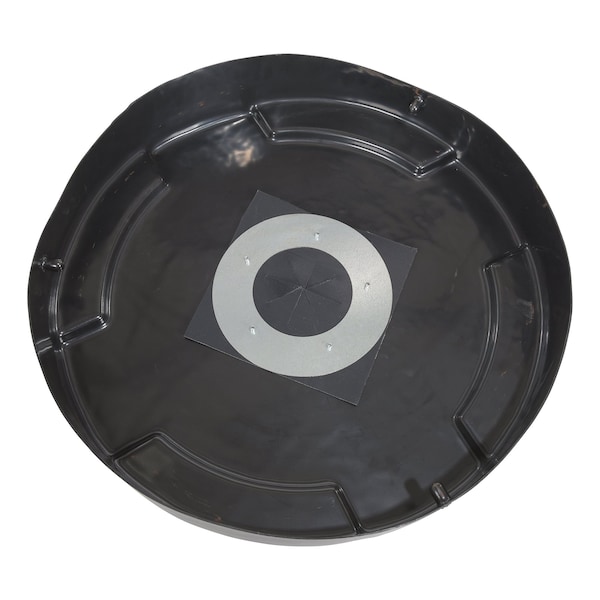 Vestil DRUM RECYCLING LID FLAPS 55 GAL BLACK - DC-P-55-CANF-BK