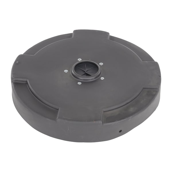 Vestil DRUM RECYCLING LID FLAPS 55 GAL BLACK - DC-P-55-CANF-BK